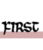 first